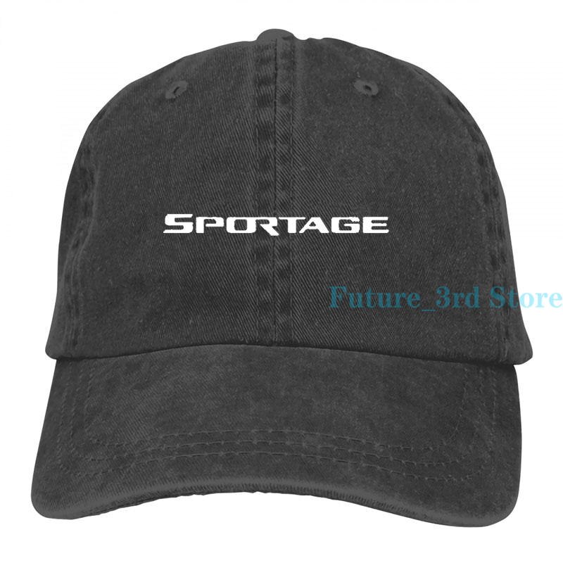 Kia Sportage-gorra de béisbol ajustable para hombre y mujer: 2-Black