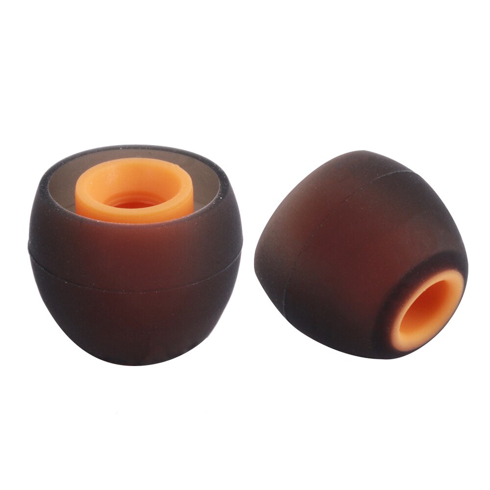Universal 12pcs/6pairs 3.8mm Durable In-ear Earphone Headphone Earbuds Replacement Silicone Rubber Ear Tips