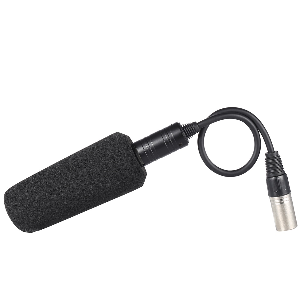 Andoer Video-opname Interview Stereo Condensator Unidirectionele Microfoon Mic voor Sony Panosonic Camcorder -- XLR Interface