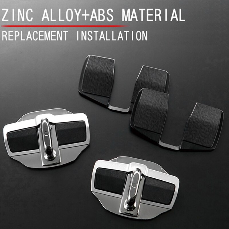 TRD Door Stabilizer Door Lock Protector Latches Stopper Covers for Toyota Land Cruiser LC200 Alphard Vellfire: 2 Sets