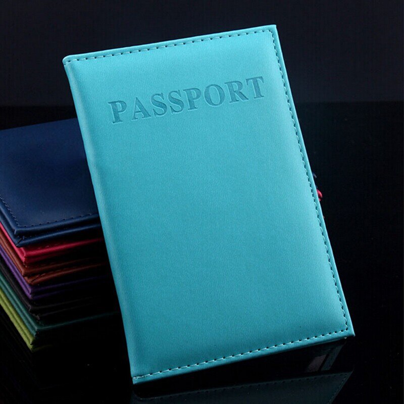 Artificial Leather Women Passport Holder Couple Models Women's Travel Passport Cover Unisex Card Case Man Card Holder