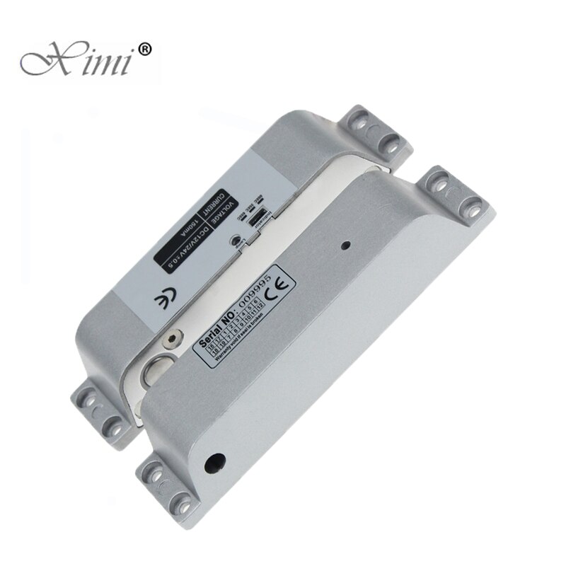 DC 12V Fail Safe Electric Bolt Lock For Door Access Control Low Tempreture 5 Lines External Installation Electric Bolt Lock