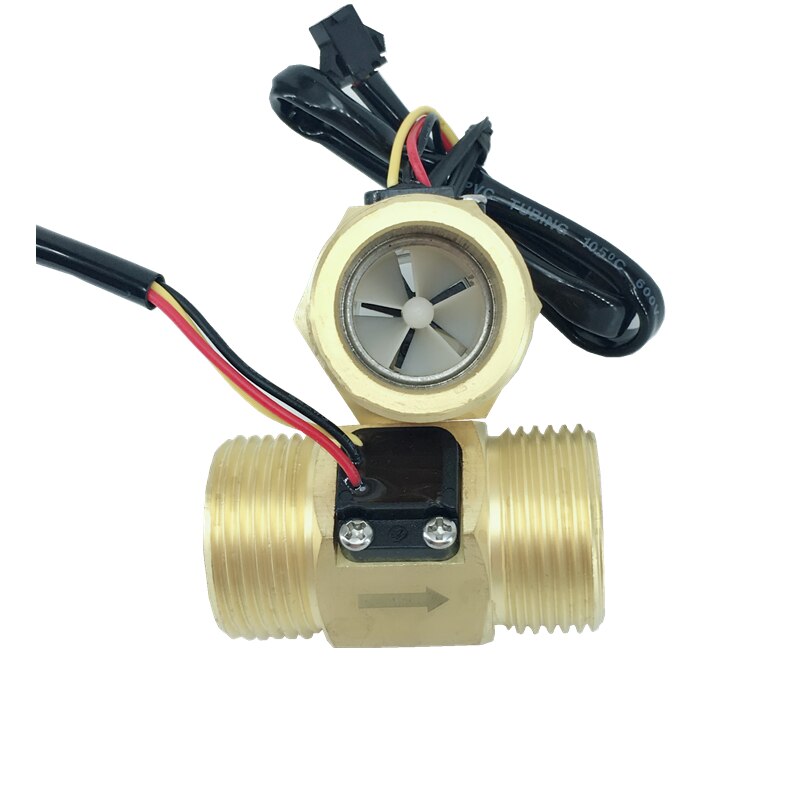 G1&quot; SUS/Brass Hall pulse Turbine sensor Flow meter BSP1.3INCH DN25 OD32.8MM