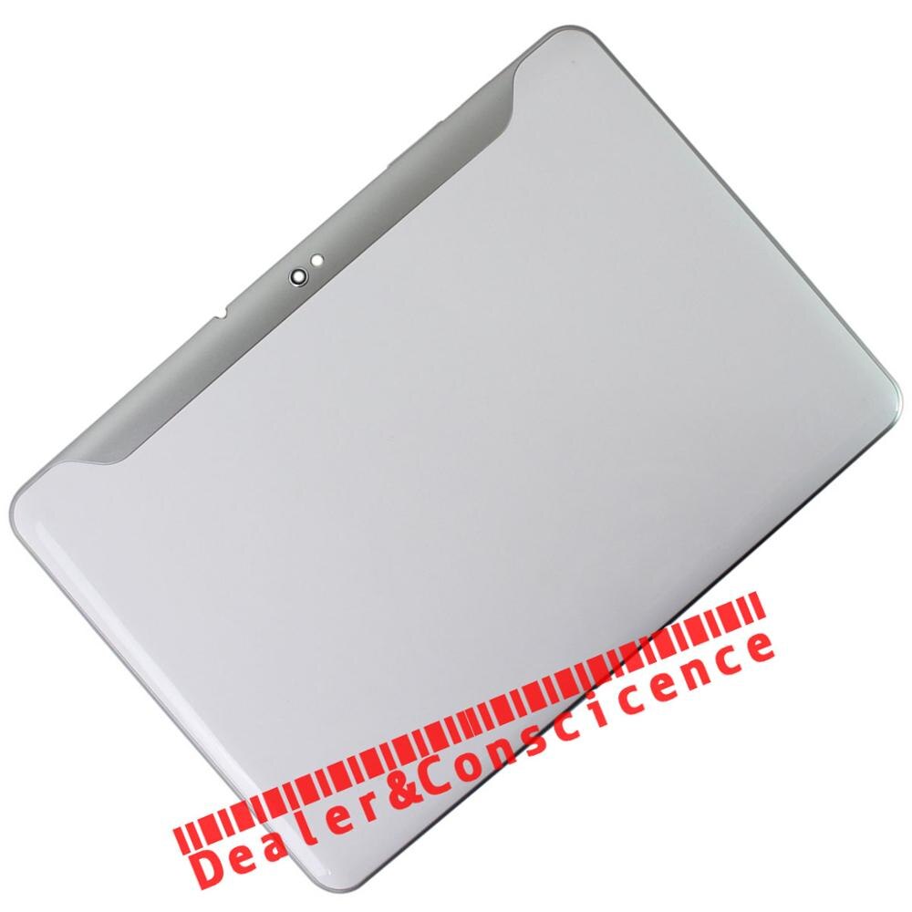 1 piezas para Samsung Galaxy Tab 10,1 3G P7500 P7510 GT-P7500 P7510 cubierta trasera de la batería carcasa de la puerta trasera reemplazo de parte