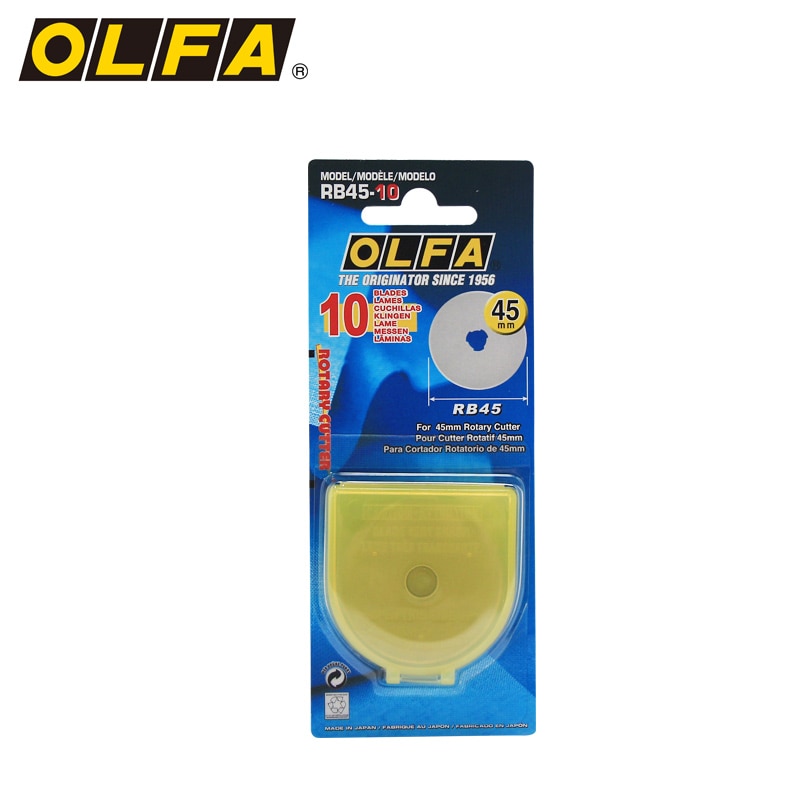 Japan Olfa RB45-10 rotary cutter Blade 45 Mm Diameter Circular Original professionnel knife Hob Blade