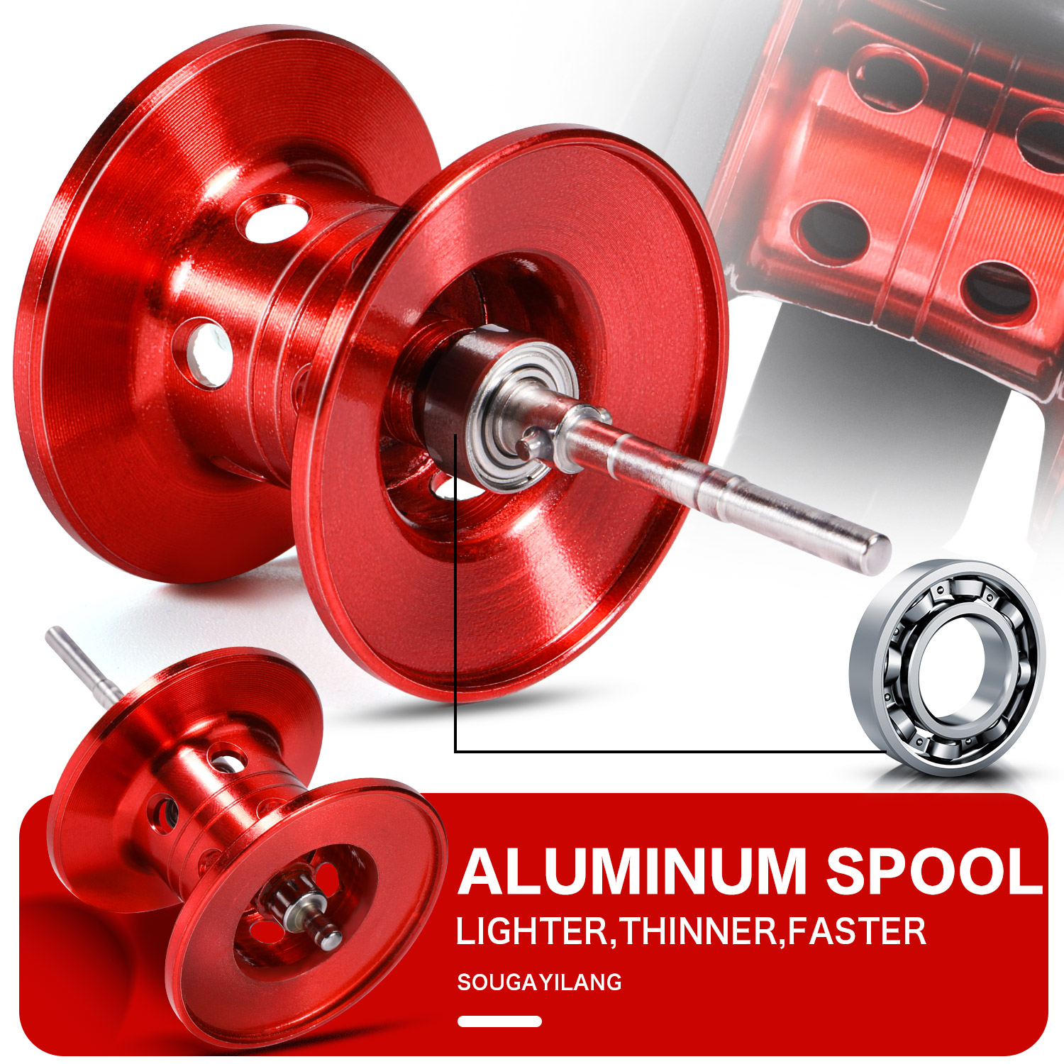 Sougayilang 1.8-2.4m Casting Fishing Combo Telescopic Fishing Rod and 7.2:1 High Speed Fishing Reel with 150M Line Pesca