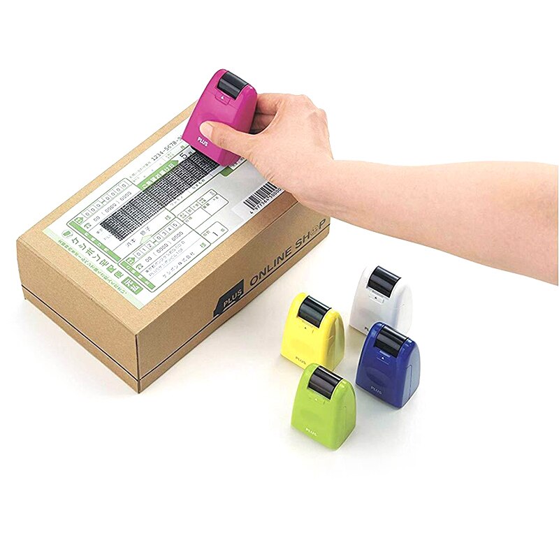 Mini ID Roller Stamp Self-Inking Stamping Stamps Code Security Office Supply DFD Camouflage Roller Stamp Guard