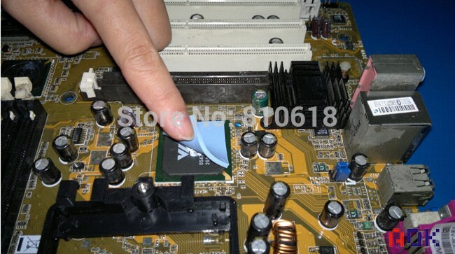 Neue 100mm * 100mm * 0,5mm GPU CPU Kühlkörper Kühl Leitfähige Silikon Pad Thermische Pad