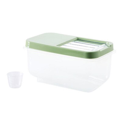 Grote keuken doorzichtige deksel opbergdoos houder graan voedsel rijst bonen organizer doos bloem ontbijtgranen snoep snacks afsluitbare container dozen: Groente