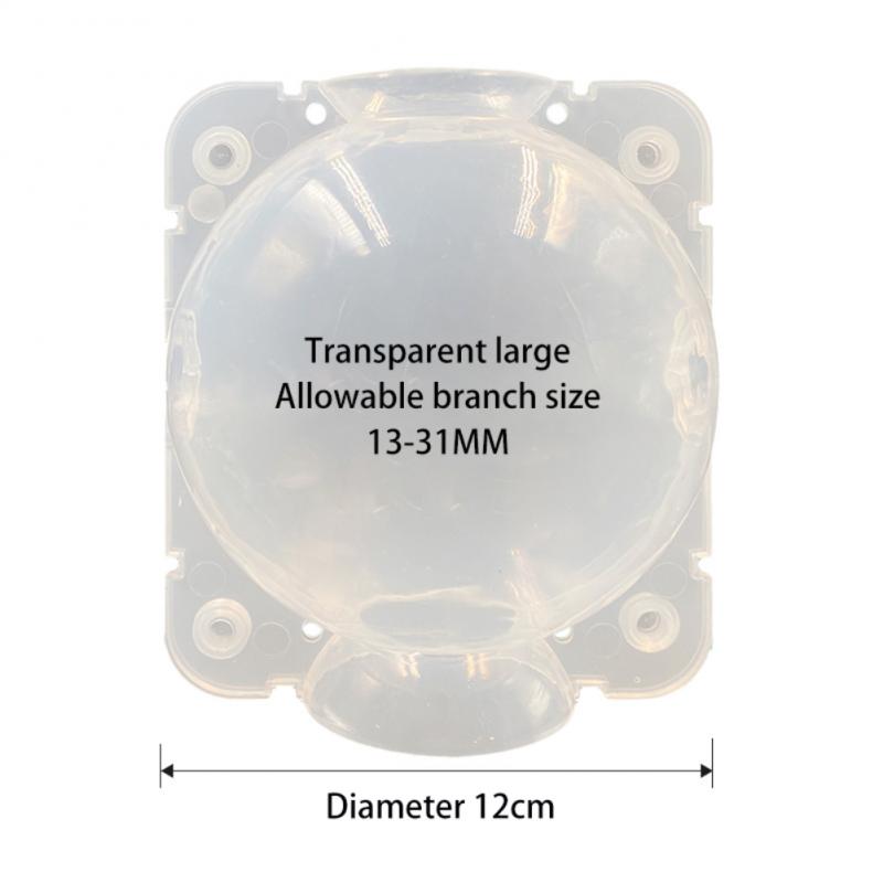 Sprzęt robić ukorzeniania roślin wysokociśnieniowa propagacja roślin piłka owocowa drzewo rosnące pudełko skrzynia hodowlana robić ogrodowego pudełka przeszczepu drzewko: 15-przezroczysty L