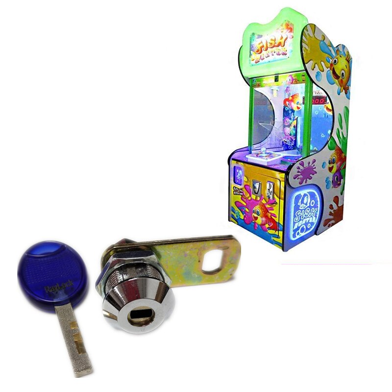 Raylock disc cam lock with 2 keys keyed alike slot machine cabinet lock for doors