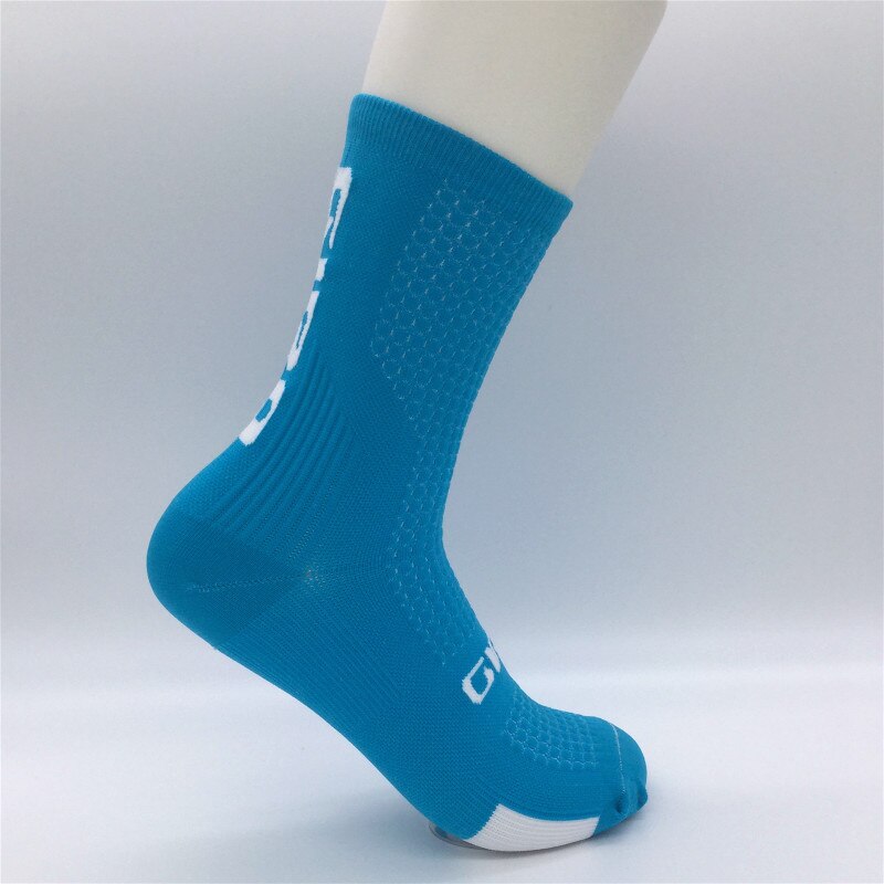 Cycling socks Men Women Coolmax Cycling Socks Breathable Basketball Running Football Socks: Yellow