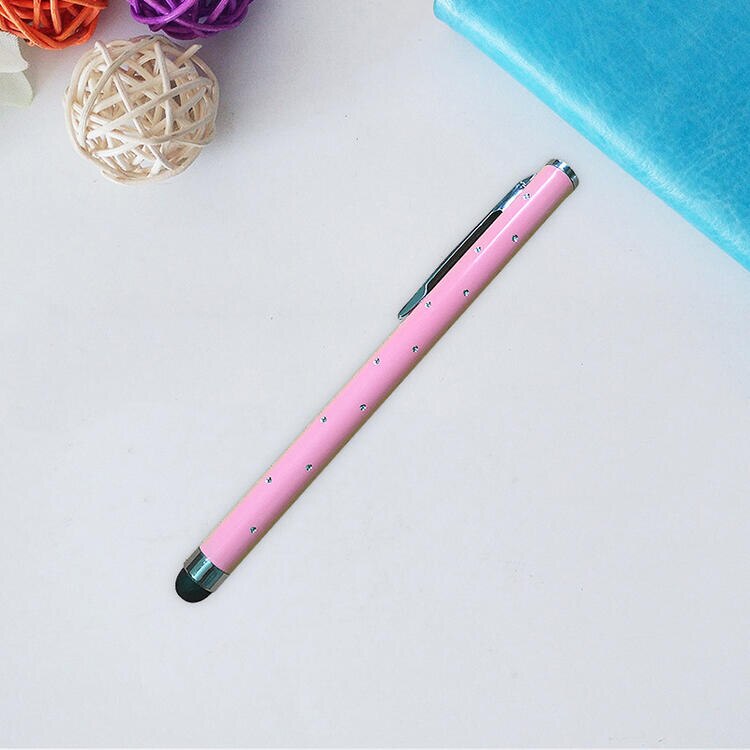 Universal Diamond Flash Stylus Pen Capacitive Screen Resistive Touch Screen Stylus Pen For Mobile Phone Tablet PC Pocket PC: pink