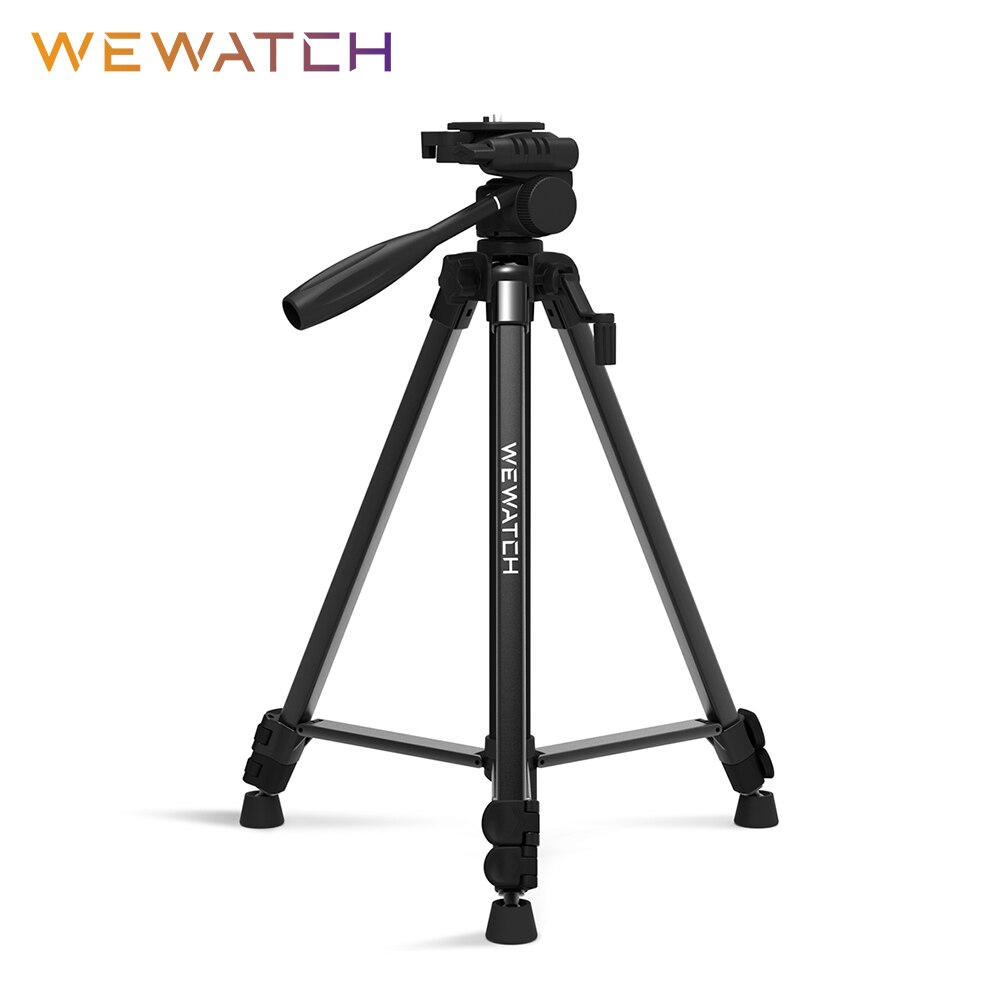 WEWATCH PS202 Video Projector Tripod Stand 360° Adjustable Shooting Angle Extendable Floor Tripod Stand for Projector Camera: Default Title