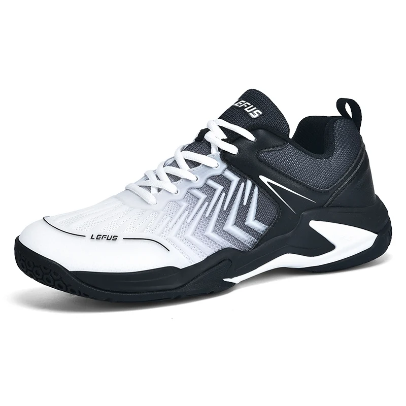 Badmintonschuhe für damen und herren, rutschfeste tennisschuhe für drinnen- und draussen-sportarten, blaue sneaker: Schwarz / 43
