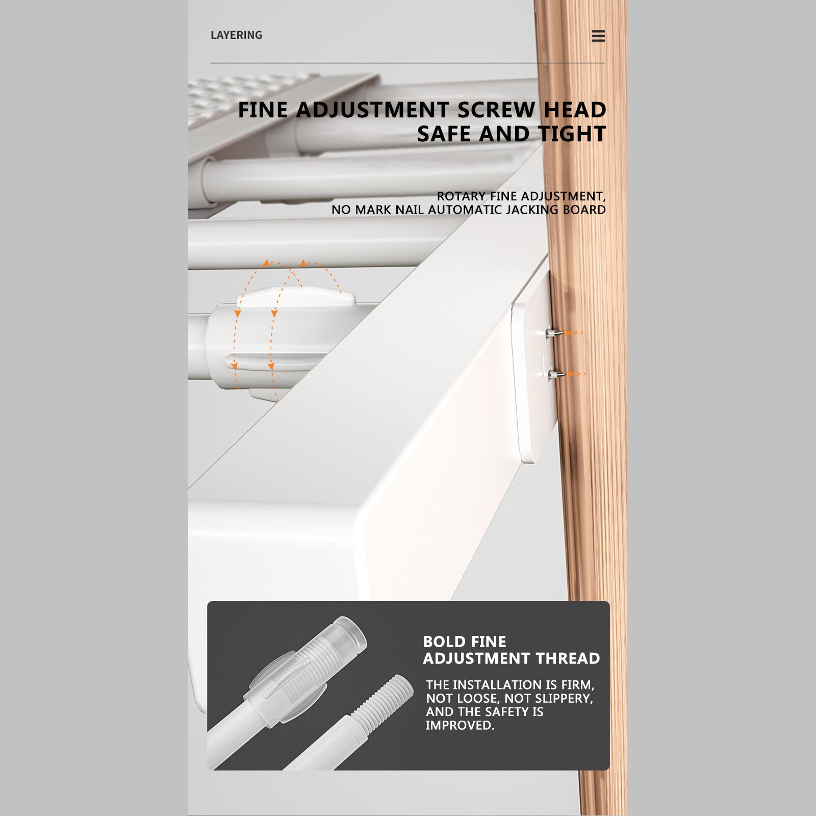 Retractable Wardrobe Storage Layered Partition Layered Partition Board For Wardrobe Storage Nail Free And Glue Free Racks