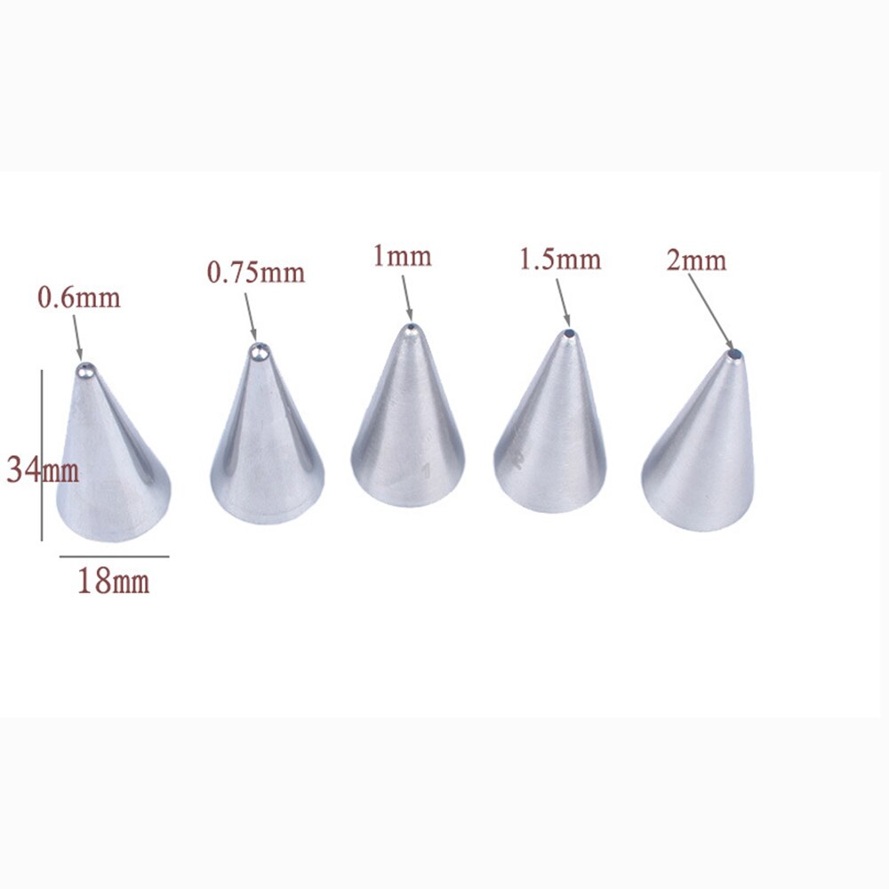 Open Star Pastry Tip 1M Piping Tip Nozzle Cake Decorating Tips Writing Tube Icing Nozzle Baking &amp; Pastry Tools Baking Tools: 1.5mm