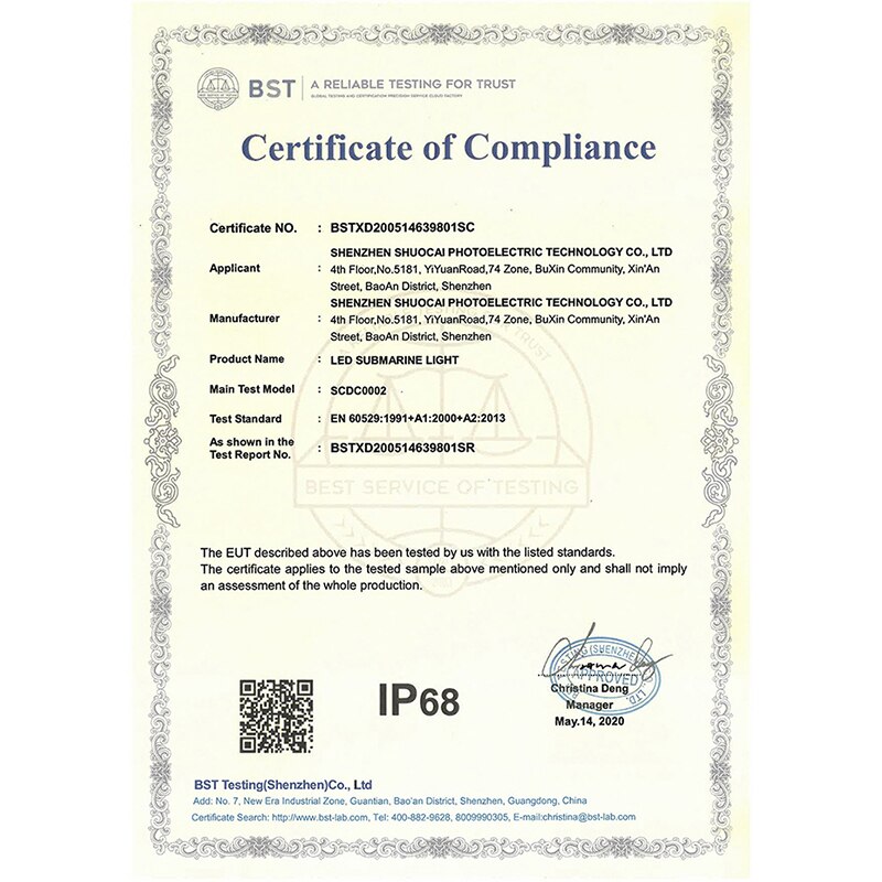 10 Led Remote Controlled Submersible Light Battery Operated Underwater Night Lamp