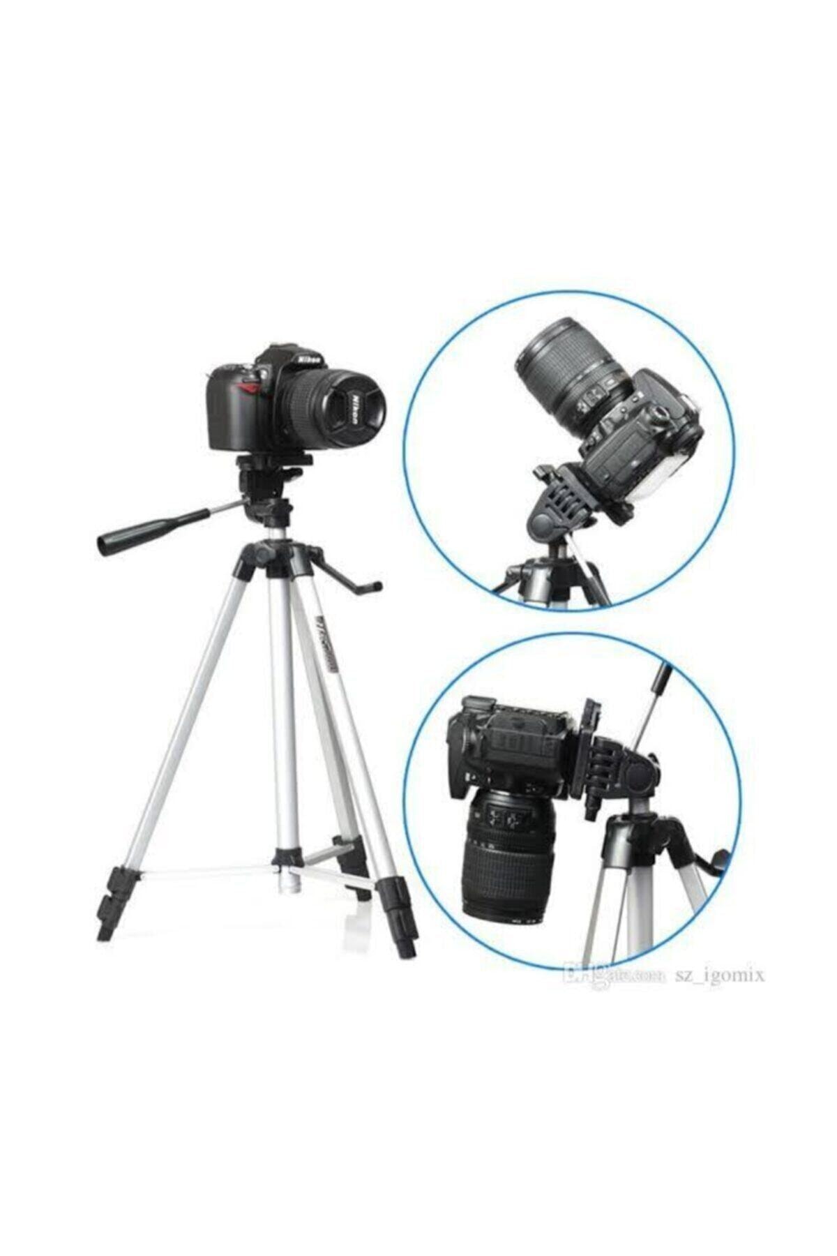 105 Cm Tripod Bluetooth Controlled Telefon &amp; Camera Tripod Metal Tripod