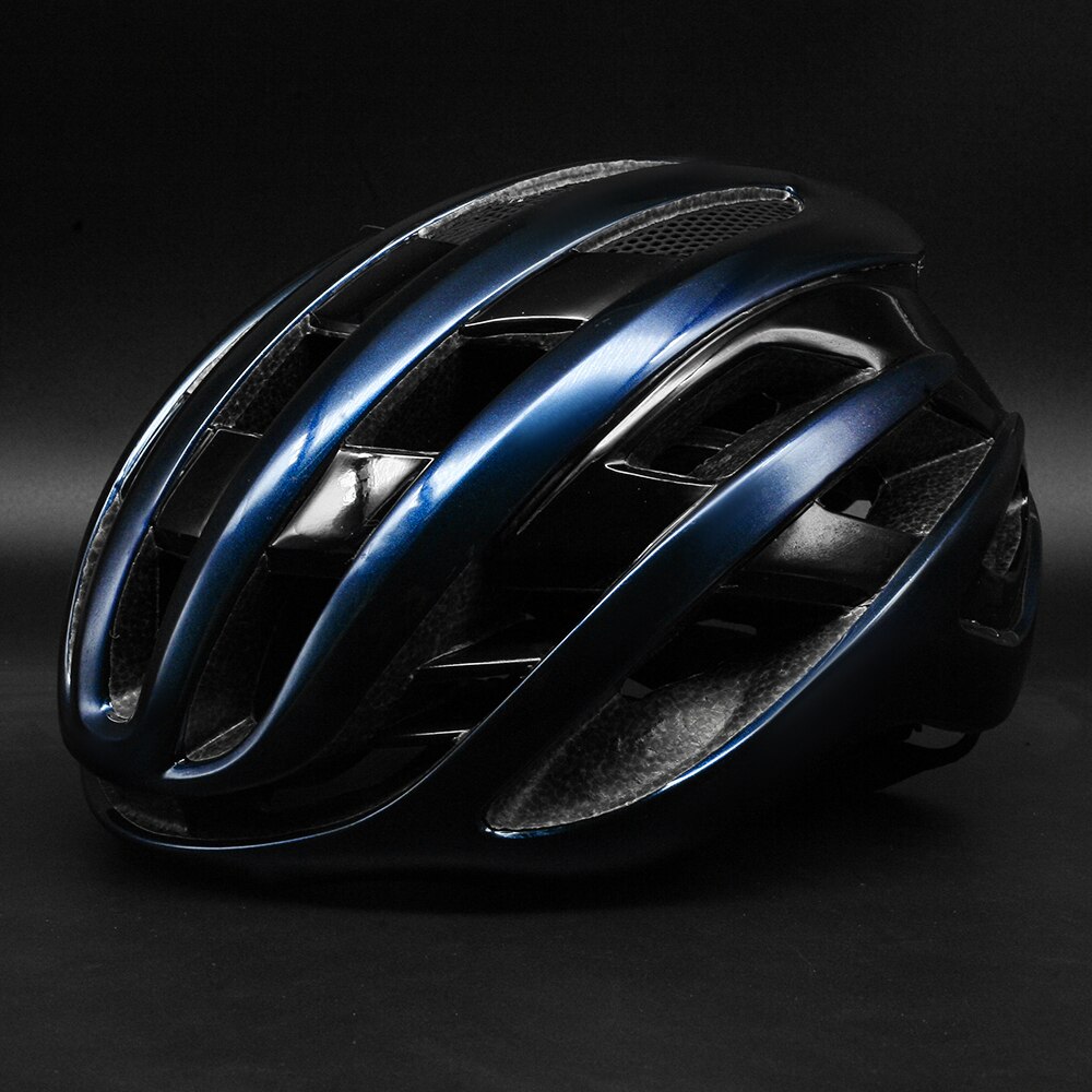 Aero Bicycle Helmet Air Spin Road Cycling Helmet Eps Men's Women Ultralight Mountain Bike Comfort Safety Casco Ciclismo: Gradient Blue