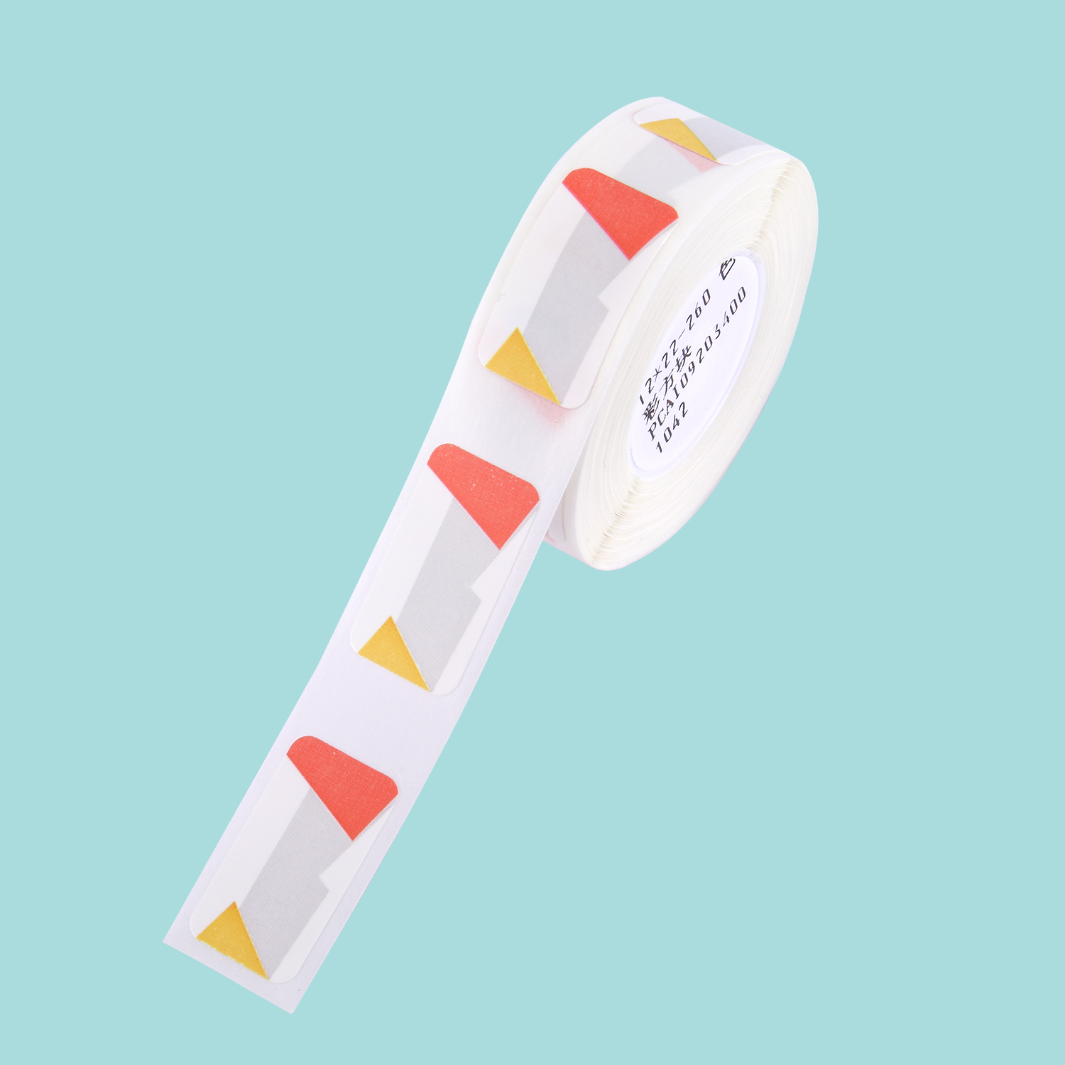 Étiquettes d'impression thermique prix nom étiquettes étanche larme résistant 12*22mm 260 pièces/rouleau pour la maison organisateur supermarché