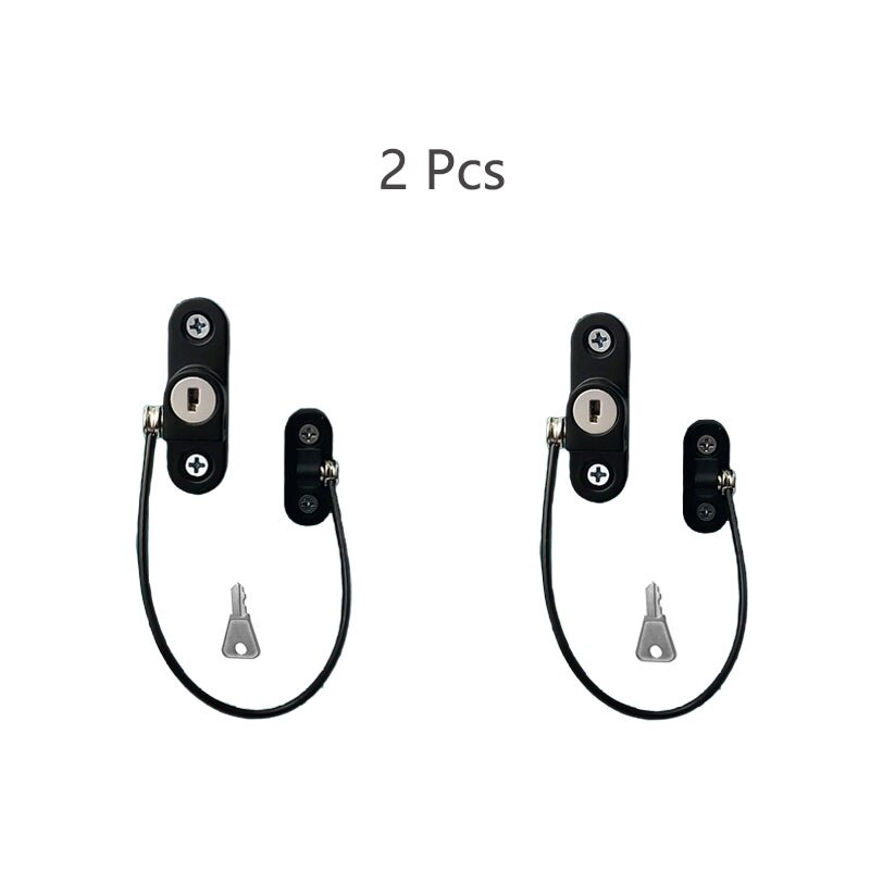 2 Pcs/Lot Child Protection Window Lock Baby Safety Window Limiter Home Use Door Stop Protection for Children Window Locks: QC0089-24