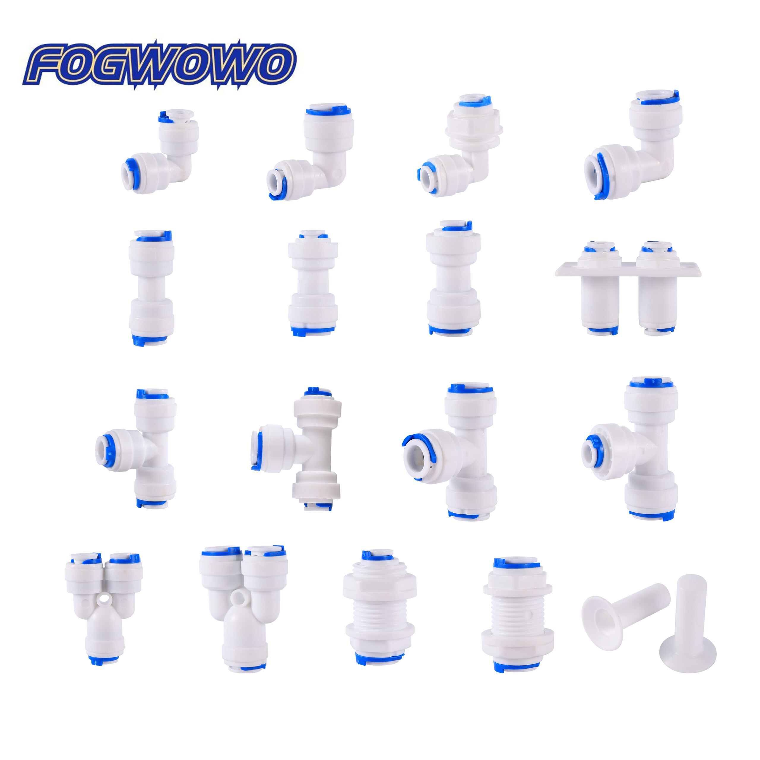 1/4" OD 3/8" Pipe Sliding Lock Quick Couplers Reverse Osmosis Garden Water Connection Accessories Garden Supplies Y-Joint Adapte