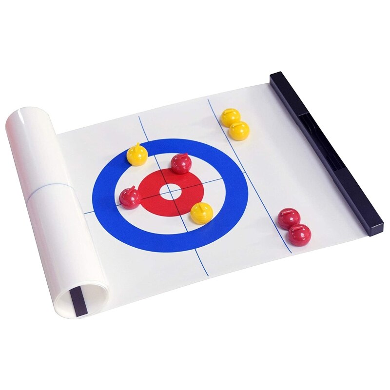 Faltbare Mini Eisstockschießen Tisch Eisstockschießen Ball Tabletop Eisstockschießen Spiel Für Art Erwachsene Fam
