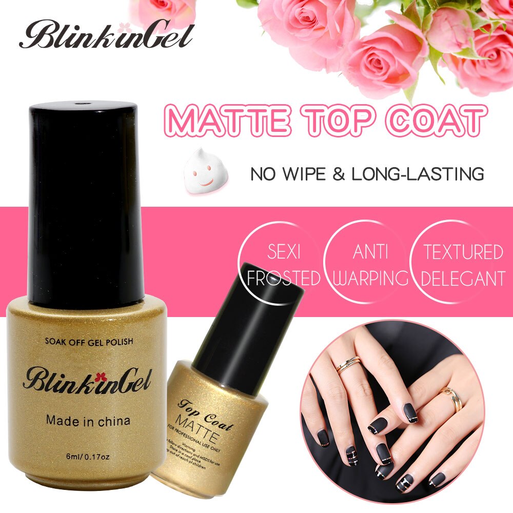 BlinkinGel 2 st Harsen, vloeibare Matte Top Coat UV Gel LED Nagellak Set Gel Vernis Peel Off Nagellak in Clear Nail Kleur