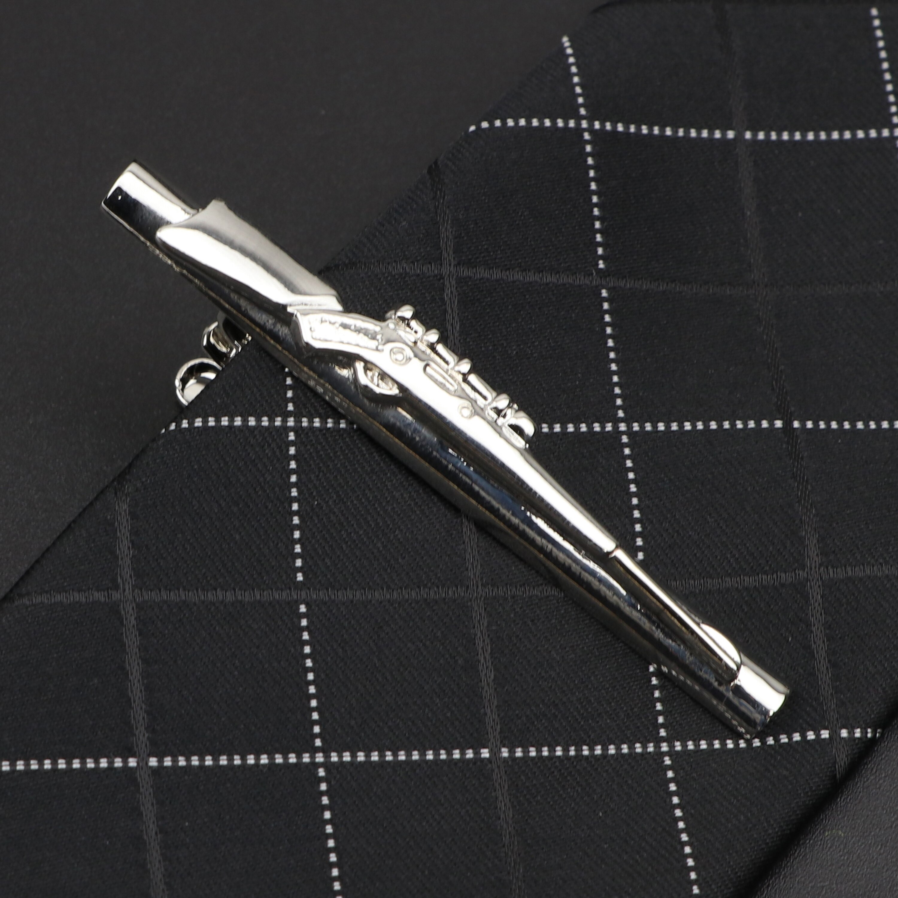 Men's Metal Tie Clip Luxury Airplane Beard Sword Dinosaur Pen Guitar Shape Wedding Party Bar Tie Accessories