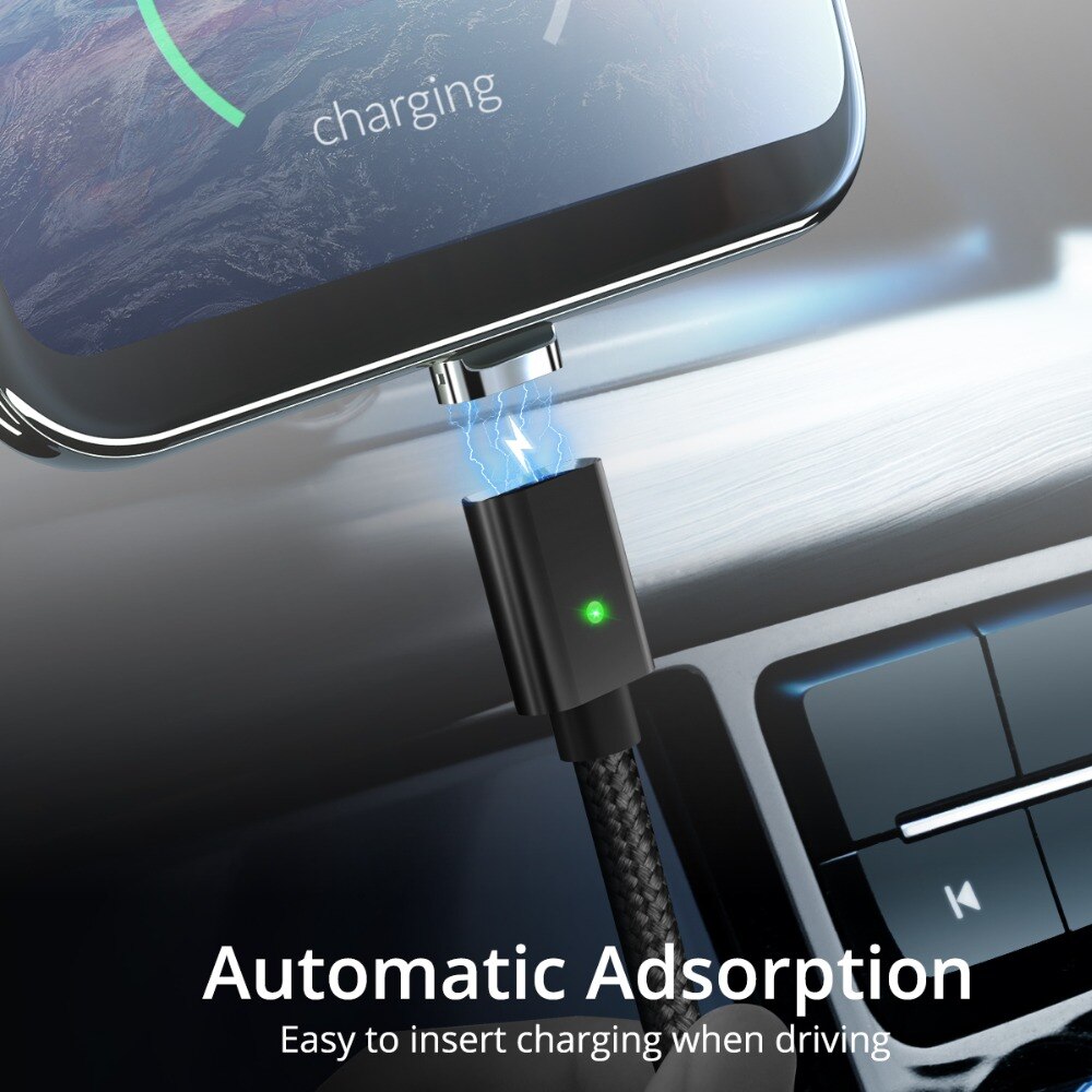 Anmone magnetische kabel snellader micro usb kabel 1m android datakabel magneet oplaadkabel voor mobiele 2m snellaadkabel