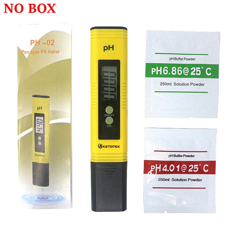 Digital ATC PH Meter Water Tester Aquarium Soil Fishing Tank Analyzer LCD Pen PH Monitor Automatic Calibration: PH Meter
