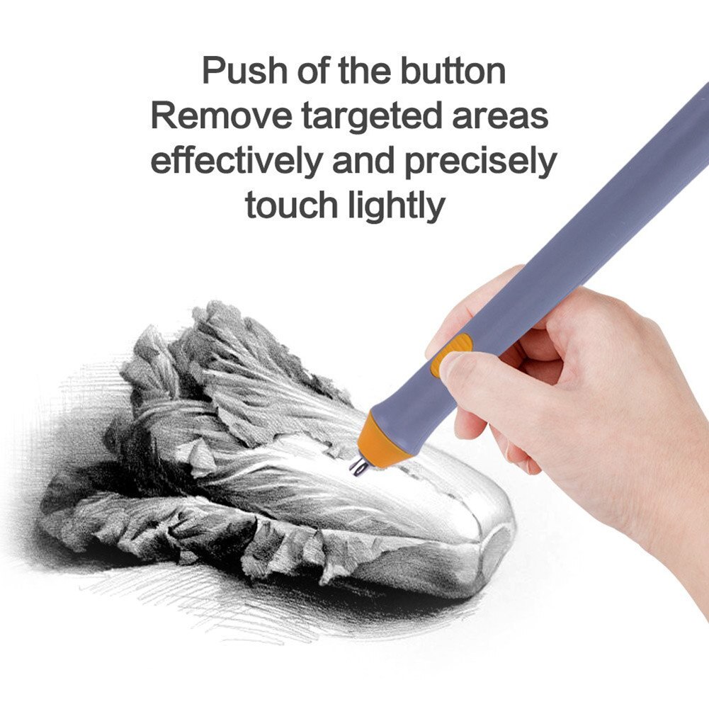 Electric Eraser Kit Automatic Pencil Eraser with 22pcs Additional Replaceable Rubbers Electric Eraser School Supplies H-best