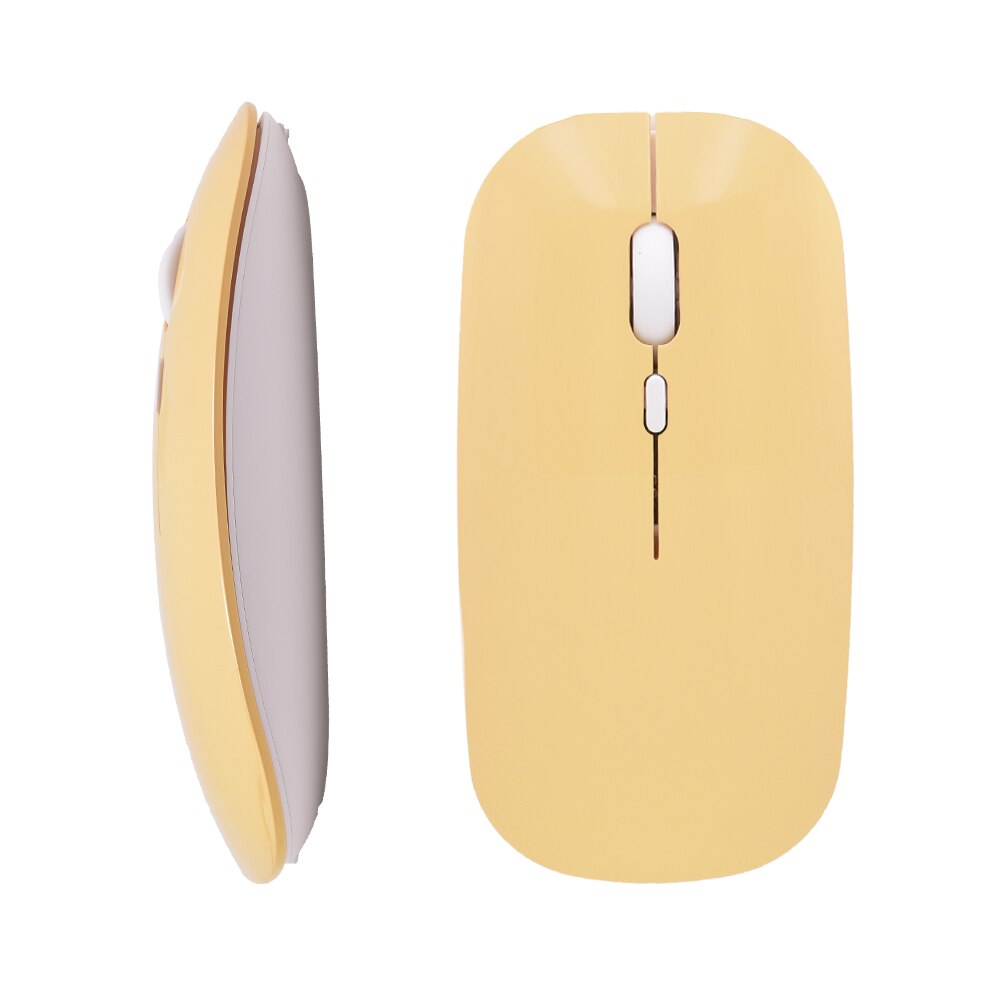 Rechargeable Wireless Mouse for Xiaomi Pad 5 Pro 11 Tablet 2.4G USB Dual-mode Wireless Mouse For XIAOMI Mi Pad 5 Mipad 5: Yellow