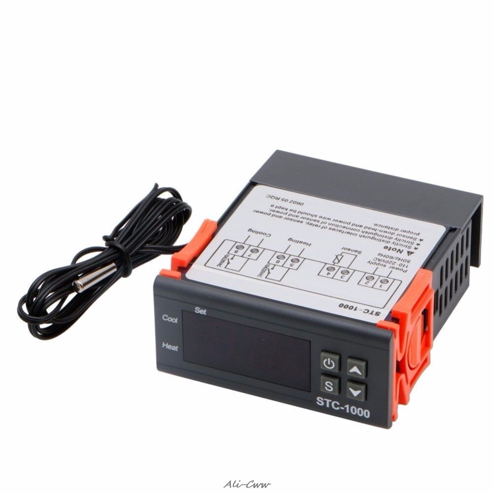 110V220V Digital STC1000 AllPurpose Temperature Controller Thermostat Sensor Temperature Control Products