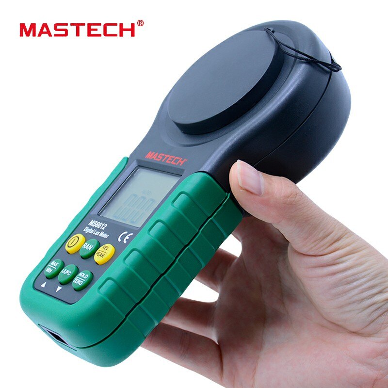 Mastech ms6612 Lux meter 200,000 Lux Light Meter Test Spectra Auto Range High Precision Digital Luxmeter Illuminometer