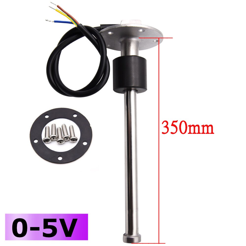 0-5V Boat Car Truck Fuel Sending Unit Marine Water Level Gauge Sensor Digital Fuel Gauge Sensor 100/125/150/200/250/300/600mm: 350mm 0-5V