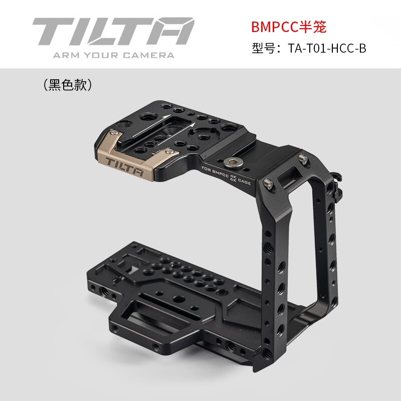 TILTA Black Color Cage for BMPCC4K 6K DSLR Camera Cage for Blackmagic Pocket Cinema Accessories Kit TA-T01-FCC-B