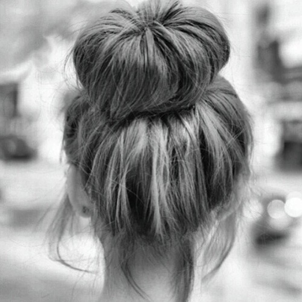 Brown Bun Ring Shaper Hair Doughnut Updo Styling Tools Korean Hairstyle