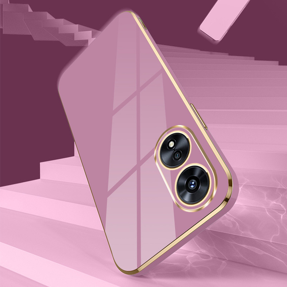 For Oppo Reno 8T Case Luxury Square Plating OPPO Reno8 T 5G Phone Case CPH2505 CPH2481 ShockProof Silicone Back Cover 8T Fundas
