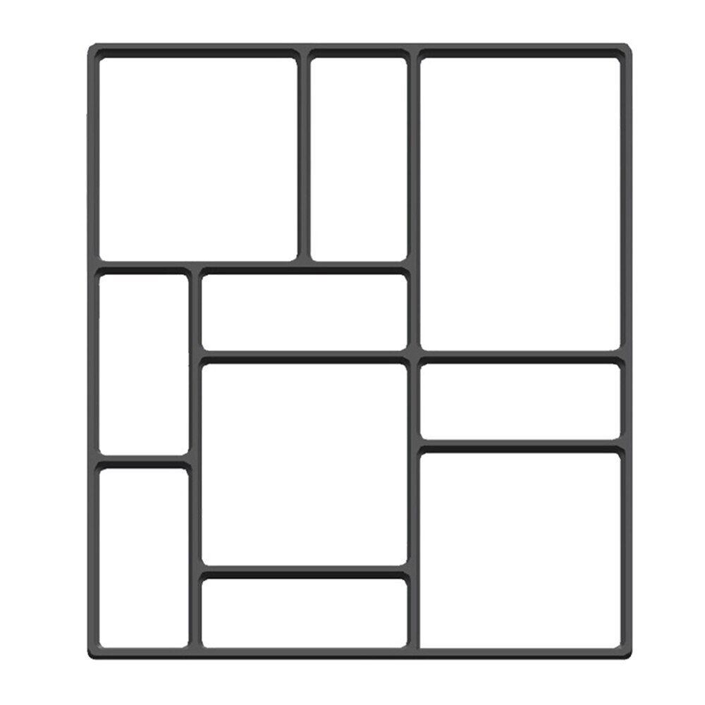 1pcs Manually Paving Cement Brick Concrete Molds DIY Plastic Path Maker Mold Molds for Cement Garden Decoration1: 45x40 Belgium