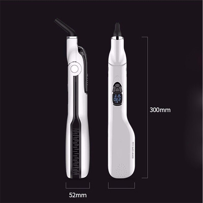 Electric Hair Comb Steam Hair Straightener Brush Titanium Ceramic Flat Iron Fast Heating Hair Straightening Iron