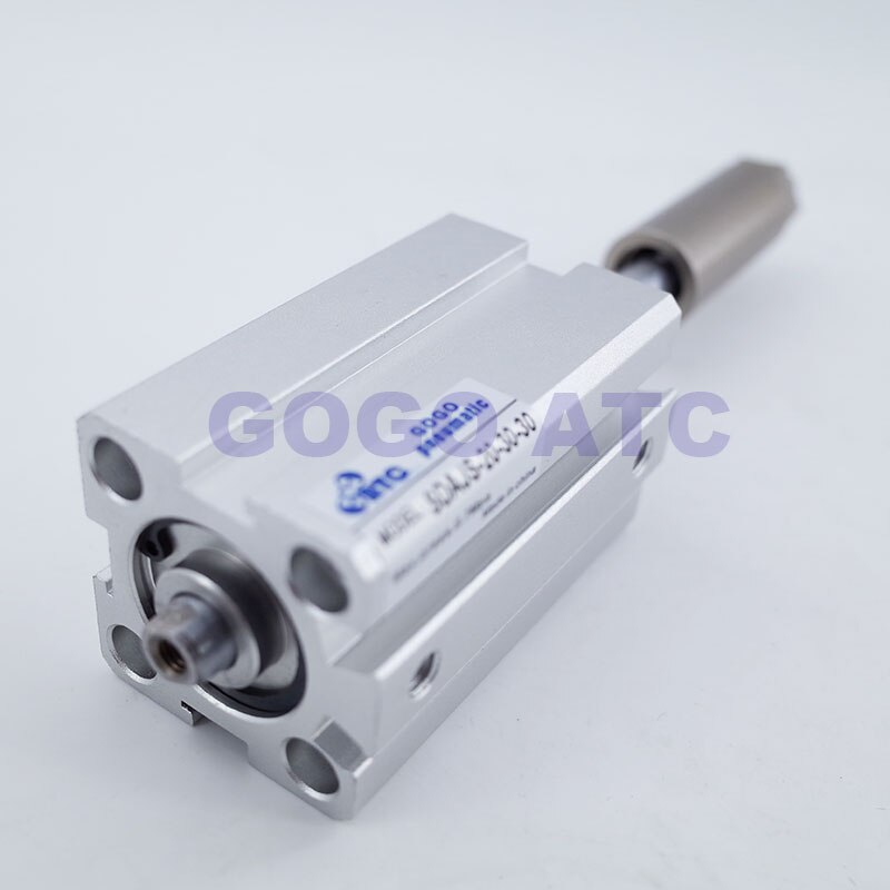 SDAD SDAJ Double rod/Adjustable stroke compact air cylinder bore 12mm stroke 5/10/15/20/25/30/35/40/50mm double acting actuator