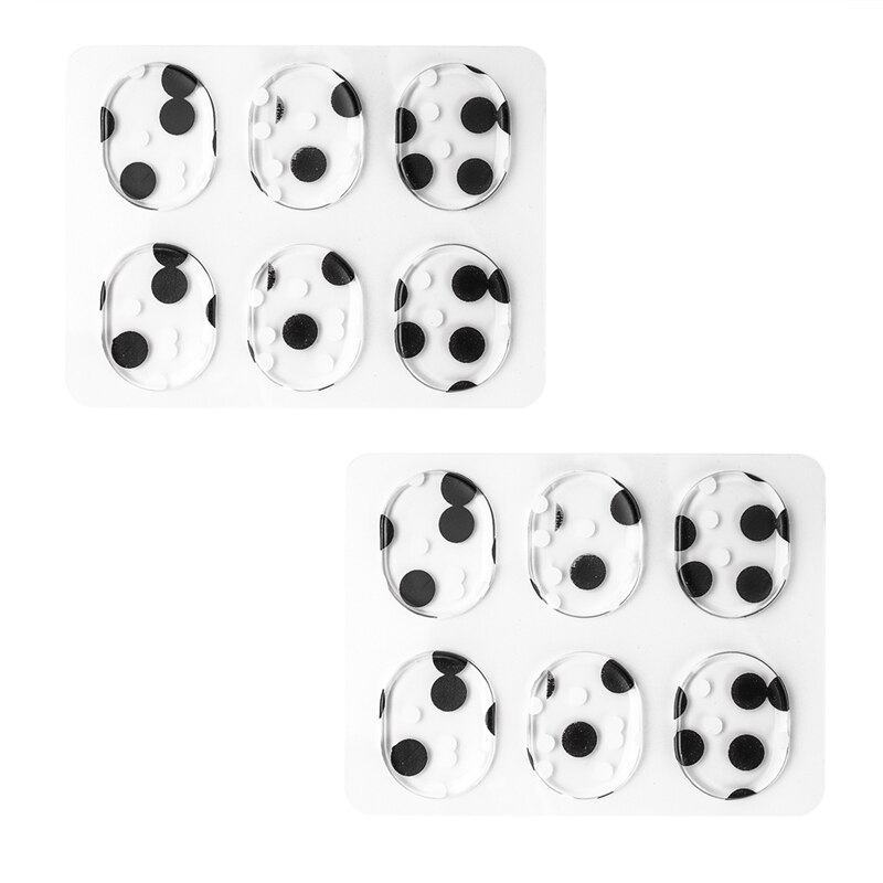 Amortiguadores de tambor, almohadillas de Gel, almohadillas de amortiguación de tambor de silicona, amortiguadores de tambor blando no tóxicos para tambores, Control de tono, negro y transparente