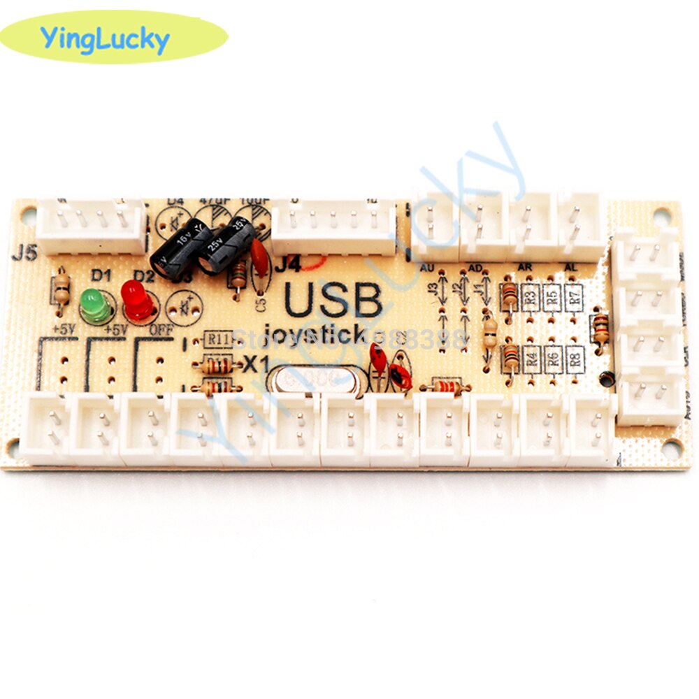 2 graczy zręcznościowa DIY Joystick zestawy z 20 LED zręcznościowa przyciski + 2 joysticki + 2 USB enkodera zestaw + zestaw kable Gra arkade zestaw części