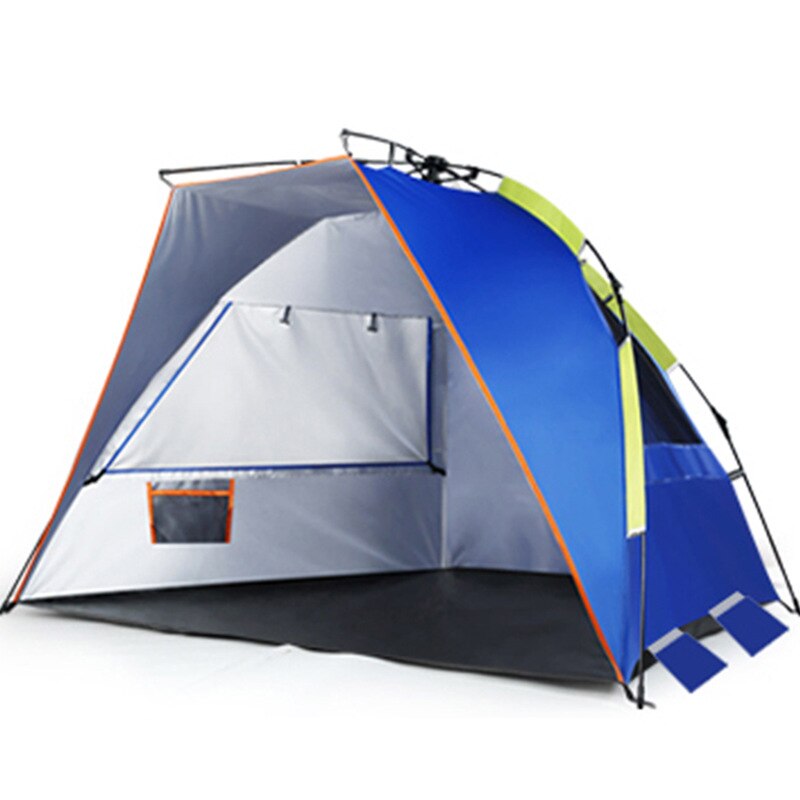 Beach Tent UPF 50+ Portable Instant Sun Shelter Shade Canopy Umbrella Fishing Tent: Item 1 Blue