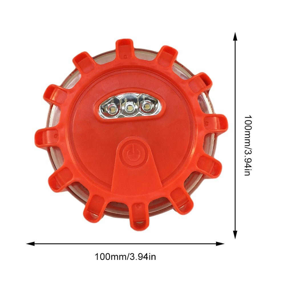 1 Pc/LED Multi-Funktion Sicherheit Warnung Licht Straße rot Fackeln Blinkende Warnung bin Straßenrand Notfall Sicherheit Licht Für Auto Lkw