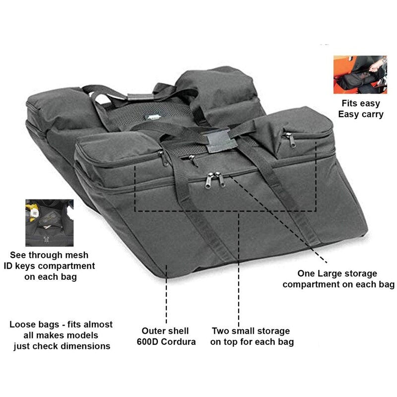 Motorbagage Universele 10 Motorfiets Windscherm Tas PU Waterdichte