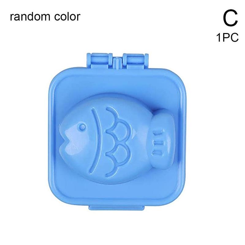 Moule à œufs durs 1 pièce, anneau à œufs de dessin animé mignon Diy, machine à Bento, coupeur de décoration boule de riz, accessoires de cuisine pour cuisine B8m8: fish
