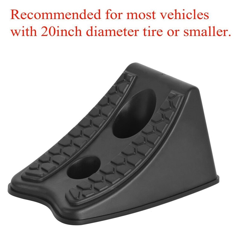 4- pack zware wielblokken voor caravans, auto's, wielstoppers, bandenstoppers, paar met touwwielblok